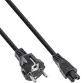 Produktbild: InLine® Netzkabel für Notebook, 3pol C5 Kupplung, schwarz, 3m