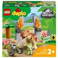 Produktbild: LEGO Duplo 10939 - Ausbruch des T. rex und Triceratops - Jurassic World
