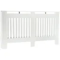 Produktbild: Toboli Heizkörperverkleidung Weiß 172x19x82cm MDF Heizkörperabdeckung Heizung