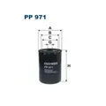 Produktbild: 1x Kraftstofffilter FILTRON PP 971 passend für IVECO MACK RENAULT TRUCKS FAW