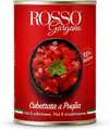 Produktbild: 24x Rosso Gargano Cubettata Gehackte Tomaten Apulien Aus 100% italienischen Tomaten dose 400 Gr + Italian Gourmet polpa 400g