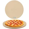 Produktbild: Unicook Rund Pizzastein Brotbackstein für Backofen 38 cm - Pizzastein für Gasgrill, Pizza Backstein für Brot Keksen, Pizzapfanne aus Cordierit