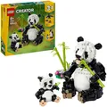 Produktbild: LEGO 31165 Creator 3-in-1 Wilde Tiere: Pandafamilie, Konstruktionsspielzeug