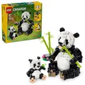 Produktbild: LEGO Creator 31165 3in1 Wilde Tiere Pandafamilie Tierfiguren Bausatz