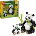 Produktbild: LEGO Creator 3in1 Wilde Tiere: Pandafamilie - Tier-Figuren, umbaubare Pinguine