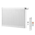 Produktbild: Buderus FlachheizkörperTyp 33,H.500 x L.900mm VC-Profil Ventilkompaktausführung
