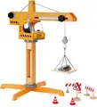 Produktbild: Hape E3011 Großer Baukran Holzspielzeug Zubehör Holz Hochwertig 44  x 44 x 60 cm