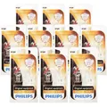 Produktbild: 10x Philips Vision 2st. W16W 6W 12V 3W W21x95d Blister Birne