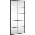Produktbild: Wandspiegel Schwarz 50x100 cm Rechteckig Eisen - Vidaxl