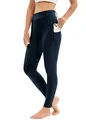 Produktbild: Reitleggings Damen Vollbesatz mit Handytasche High Waist Reithose Damen Mädch...