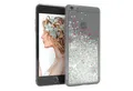 Produktbild: EAZY CASE Handyhülle Liquid Glittery Case für iPhone 6 / iPhone 6S 4,7 Zoll, Kratzfeste Silikonhülle stoßfestes Back Cover Phone Case Etui Silber