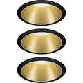 Produktbild: Paulmann Cole Coin 93404 Einbauleuchte 3er Set 2021 Energieeffizienzklasse: N.rel 6 W Warmweiß Schwa