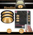 Produktbild: Paulmann EBL LED Cole 3x6W Schwarz/Gold 3-Step Dim per Lichtschalter Ip44 2700K