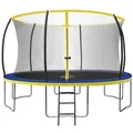Produktbild: Zero Gravity Trampolin Outdoor Ø 183/244/305/366/427 cm, TÜV GS, Smartes Klappnetz für schnellen Auf- und Abbau, Outdoor Trampolin Komplett-Set inkl. Leiter, Aufbauvideo, Ultima 4