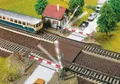 Produktbild: FALLER FA120174 Station Bahnübergang Gerade Gleis Mit Schrankenhaus Bausatz
