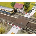 Produktbild: Faller 120174 H0 Bahnübergang mit Wärterhaus Bausatz