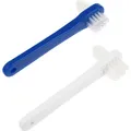 Produktbild: Prothesenbürste Doppelseitige Reinigungsbürste 2 Stück Weiß und Blau