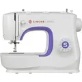 Produktbild: SINGER M3405, Blau, Weiß, Manuelle Nähmaschine, Nähen, 1 Schritt, Mechanisch, 413 mm - Blau/Weiß