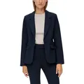 Produktbild: s.Oliver BLACK LABEL Kurzblazer mit Stretch und 1-Knopf-Verschluss blau 36 EU