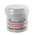 Produktbild: Docrafts 1 oz Embossing-Puder, Schneeflocke, Lametta
