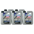 Produktbild: Liqui Moly MoS2 Leichtlauf 10W-40 / 5x 1 Liter Flasche MoS₂ ACEa API Motorenöl