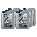 Produktbild: Liqui Moly MoS2 Leichtlauf 10W-40 / 6x 1 Liter Flasche MoS₂ ACEa API Motorenöl