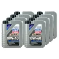 Produktbild: Liqui Moly MoS2 Leichtlauf 10W-40 / 8x 1 Liter Flasche MoS₂ ACEa API Motorenöl