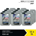 Produktbild: Liqui Moly Mos2 Leichtlauf 10W-40 ACEA A3B4 API SL Motoröl 11x1 Liter = 11 Liter