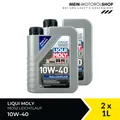 Produktbild: Liqui Moly Mos2 Leichtlauf 10W-40 ACEA A3/B4 API SL Motoröl 2x1 Liter = 2 Liter