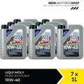Produktbild: Liqui Moly Mos2 Leichtlauf 10W-40 ACEA A3/B4 API SL Motoröl 7x1 Liter = 7 Liter