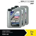 Produktbild: Liqui Moly Mos2 Leichtlauf 10W-40 ACEA A3/B4 API SL Motoröl 3x1 Liter = 3 Liter