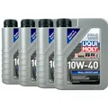 Produktbild: LIQUI MOLY Mos2 Leichtlauf 10W-40 Motorenöl ACEA A3/B4, API SL, 4x1 Liter