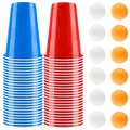 Produktbild: Bierpong Becher Set,Beerpong Partybecher Enthält 50 Becher 500ML und 12 Tisch...