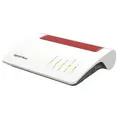 Produktbild: AVM Fritz!Box 7590 AX Wi-Fi 6 DSL-Router rot-weiß WLAN-Router
