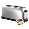 Produktbild: Russell Hobbs Toaster [Langschlitz für 2 Scheiben / 1 breite Brotscheibe] Victory Edelstahl (extra breiter Toastschlitz, inkl. Brötchenaufsatz, 6 Bräunungsstufen + Auftau- & Aufwärmfunktion) 23510-56