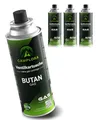 Produktbild: Camplora 4X 227g Butan Gaskartuschen mit MSF-1a Ventil für Grill, Campingkocher, Gasheizung, Gaskocher, Camping Gas, gaskartusche, Gaskartuschen 227g, Gasflasche Butane Gas cartridges