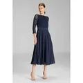 Produktbild: SWING Abendkleid Taillierter Schnitt mit ausgestelltem Rockteil blau 36