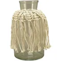 Produktbild: Exner Makramee Windlicht, Glas, 14x14x25 cm, 243107
