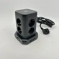 Produktbild: Brennenstuhl Steckdosenturm 8-Fach mit USB (Steckdosenblock 8-Fach mit 4X USB, S
