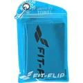 Produktbild: Fit-Flip Sporthandtuch Airflip Kühlhandtuch, 30 x 100cm, mit Kühleffekt, Mikrofaser, blau