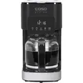 Produktbild: CASO Coffee Taste and Style Kaffeemaschine mit Permanentfilter, 1,5 l, optimale Brühtemperatur 92-96 °C, Tropf-Stopp, optimierter Brühkopf, Edel... - Schwarz/Silber