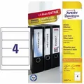 Produktbild: Avery Zweckform - Ordnerrückenetikett Ultragrip Breit/kurz 61 X 192 Mm (b X H) Selbstklebend Ohne Griffloch Weiß 120 Etik./pack.