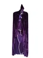 Produktbild: Pro Long Cape - Langer Umhang - Samt Kapuzenumhang - Lila - Gr. L -- 8918/2303