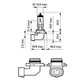 Produktbild: Glühbirne P22d HB4 9006PRC1 PHILIPS für CHRYSLER VISION
