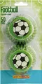 Produktbild: DECOCINO Muffinförmchen Fußball (50 STK.) – Fußball Muffin-Deko& Cupcake-Deko – Fußball-Muffinformen | Fußball-Cupcakeförmchen als Geburtstagsdeko