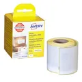 Produktbild: AVERY Zweckform Etikettenrolle für Etikettendrucker ASS0722430 weiß, 101,0 x 54,0 mm, 1 x 110 Etiketten