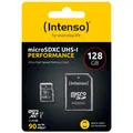 Produktbild: Intenso microSDXC 128GB C10 UHS-I U1 Performance Adapte