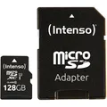 Produktbild: Intenso UHS-I Performance 128 GB microSDXC, Speicherkarte, schwarz