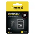 Produktbild: Intenso Micro SDXC Karte 128GB Speicherkarte UHS-I Performance 90MB/s Class 10