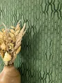 Produktbild: Newroom Tapete Grün Vliestapete Einfarbig - Unitapete Uni Stoff-Optik Textil-Optik Modern Leinen-Optik Struktur inkl. Tapezier-Ratgeber